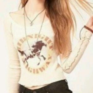 Free People Midnight Highway Thermal Top